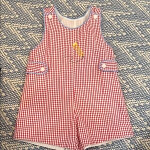 Red and White Checkered Jon Jon